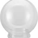 Aspen Creative 28001-60-41, 6" Clear Acrylic Replacement Lamp Post Globe with 3-3/4" Neck