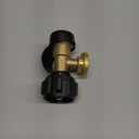 DOZYANT Propane Tank Gauge Level Indicator Leak Detector Gas Pressure Meter Universal for RV Camper, Cylinder, BBQ Gas Grill, Heater and More Appliances-Type 1 Connection