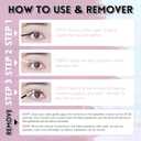 NINGLASH Vibes Lash Clusters Kit Wispy DIY Eyelash Extension Kit, Individual Lashes Kit Thin Band Natural Cluster Lashes 156 pcs, Lash Bond and Seal Lash Remover Lash Tweezers Comb Brush