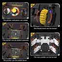 Racing Simulator Steering Wheel Building Set, Mechanical Gaming Sim Racing Cars Driving Wheel Bricks with Moving Parts Gift for Adults to Build - 833 Pieces
