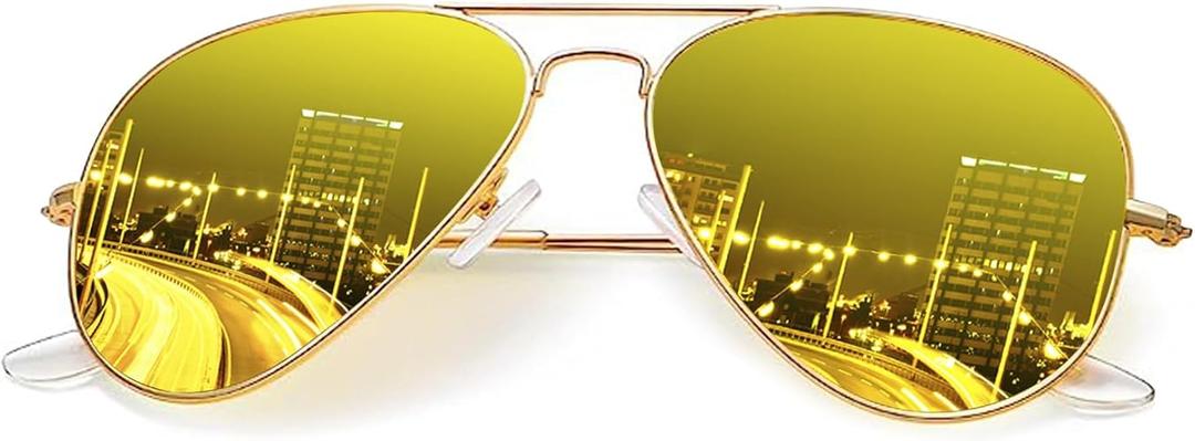 KALIYADI Classic Aviator Sunglasses for Men Women Driving Sun glasses Polarized Lens UV Blocking KALIYADI Classic Aviator Sunglasses for Men Women Driving Sun glasses Polarized Lens UV Blocking