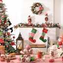 Valery Madelyn 6 Feet Pre-Lit Christmas Garland with Lights for Mantle, Lighted Outdoor Xmas Garland with Multi-Colored Balls & Bows for Home Stairs Fireplace Table Centerpiece Indoor Holiday Decor