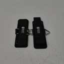 J Bryant Fitness Wrist Cuffs for Cable Machines  Heavy Duty Adjustable Wrist Straps with 7mm Neoprene Padding for Strength Training, Pull Exercises, and Forearm Support (Large, Black)