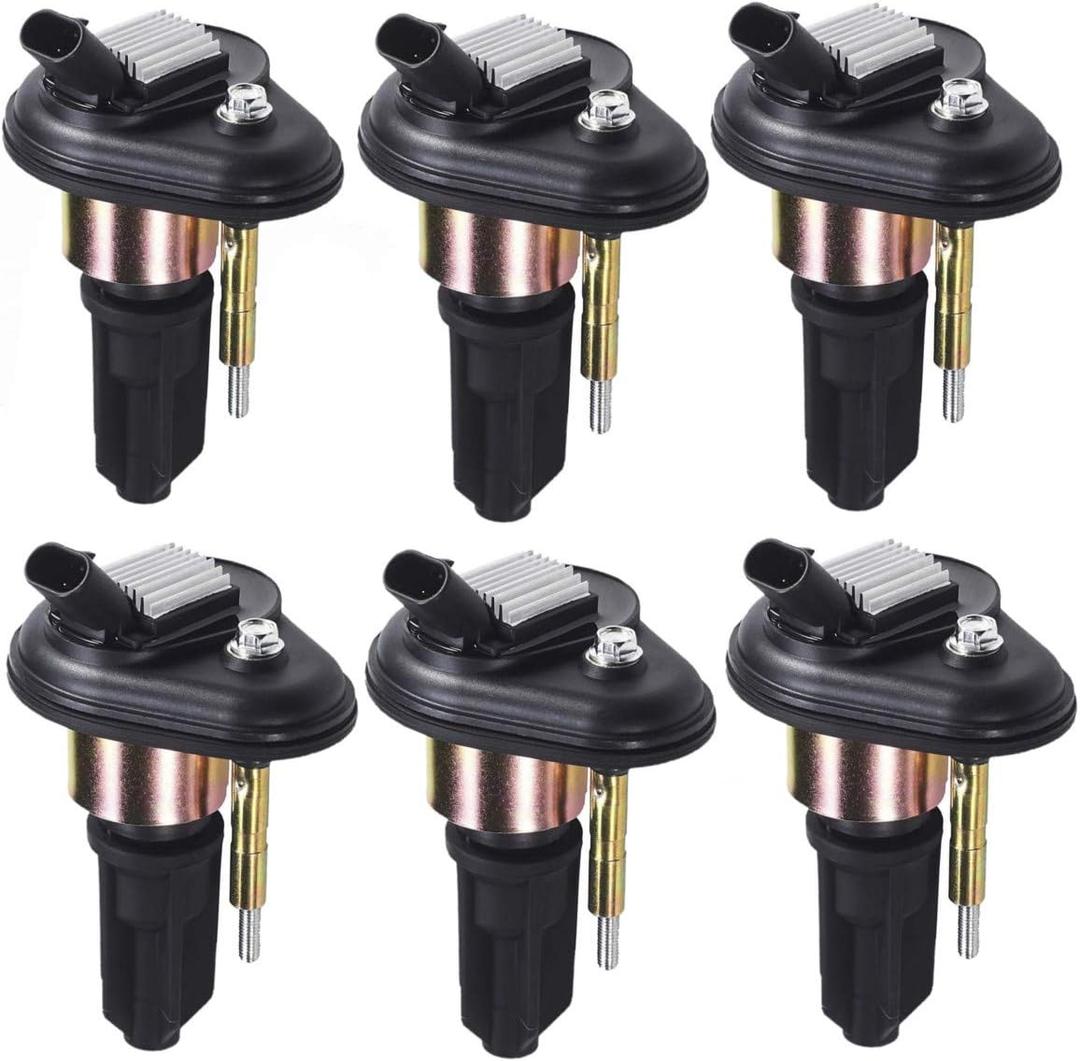 Set of 6 Ignition Coils Pack for Chevrolet Trailblazer GMC Envoy Buick Rainier Oldsmobile Bravada Isuzu Ascender