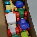 JOYIN Cartoon Cars, Soft Rubber Toy Car Set, Mini Vehicles, Bath Toy Car for Toddlers, Christmas Great Gift for Boys and Girls, Summer Beach and Pool Activity, Party Favors for Kids
