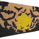 Halloween Door Mat,Halloween Rug,Halloween Porch Decor,Welcome Front Doormat Linen Rubber Layered Mats Nonslip Washable Halloween Decor For Front Porch Entryway, 18x30