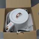 OLEGA Electric Kettle - 1500W Electric Tea Kettle 1.8L Stainless Steel Inner Electric Kettles for Boiling Water Auto Shut Off Boil-Dry Protection Electric Water Kettle for Coffee Tea, White