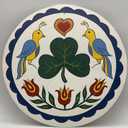 Metal Tin Sign Pennsylvania Dutch Hex Barn Irish Shamrock for Home Door Office Vintage Salon Wall Art Plaque Decoration 12 X 12Inches (as pic06)