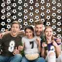 Faccito 8 Pcs Sports Party Banners Sports Theme Party Hanging Decorations Paper Garland for Teens Balls Birthday Baby Shower Home Classroom Supplies Decor(Soccer)