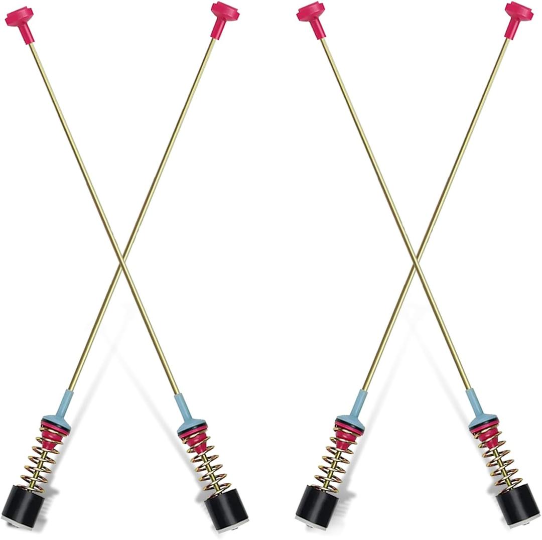 DC97-18610F WA50M7450AW/A4 DC97-18610A Suspension Rods Kit Fit for Samsung Washer Suspension Rods WA50M7450AP/A4 WA54M8750AW/A4 WA50M7450AW/A4 WA52M7750AV/A4 WA52M8650AV/A4 28.3In (2025 New)
