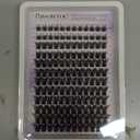 Pawotence Lash Clusters 40D 280pcs Cluster Eyelash Extensions 9-16mm Mix Eyelash Clusters Lash Extension Individual Lashes for Self Application (40D, 0.07D, 9-16mm)