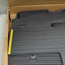 Floor Mats Set for 2022-2025 2026 Kia Carnival 8 Seats(Gas Only), All Weather TPE Backrest Mat Trunk Lower Well Mat Cargo Liner Door Sill Guards Accessories (Full Mats Set for Full Coverage)