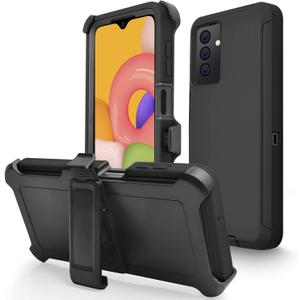 Galaxy A13/A04S Case - Military Grade Drop Protection, Water-Resistant, Shockproof & Durable Belt Clip Holster (Samsung Galaxy A13 5G(2021)/A13 4G 2022)