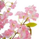 Warmplants Artificial Cherry Blossom Tree 6ft Sakura with White Planter