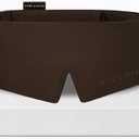 Dore & Rose Deep Sleep Mask for Women and Men - 23 Momme Mulberry Silk Eye Mask for Sleeping and Travel, 100% Blackout, Adjustable Strap, Cooling Soft Black Silk Eyemask Award-Winning Luxury