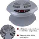 Air Nail Dryer, 2 in 1 Hot and Cold Air Nail Fan Blow Dryer for Regular Nail Polish, Automatic Sensor Manicure Drying Nail Dryer for Home and Salon Use, Grey