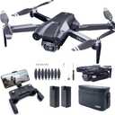 X10 PRO GPS Drone with Camera for Adults 4K UHD, 90 Min Long Flight Time, 3280 FT Long Control Range, Auto Return, Follow Me, Brushless Motor, 5G FPV RC Quadcopter for Beginners(<0.55bl)