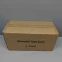 Lynnoland Set of 2 Oil Rubbed Bronze Table Lamps with USB C+A Ports and Outlet, Fully Stepless Dimmable Bedside Lamps, Industrial Desk Lamps with Clear Glass Shade for Living Room (2 LED Bulb)