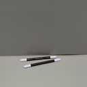 ARTISTRO 2 White Dual-Tip Fabric Markers - Fabric Decorating Kit - Permanent for Clothes - Acrylic Paint Pens for Sneakers, Bags, Shoes, Textile, Canvas, Sewing, Craft, DIY - Brush and Fine Tip