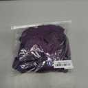 Lilosy Sexy Strappy Crisscross Cutout Underwire Garter Belt Lingerie Set Rave Outfits (Purple) XL