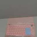 MOSISO Compatible with MacBook Air 13 inch Case 2026 2025 2024 2023 2022 M4 A3240 M3 A3113 M2 A2681,Plastic Hard Shell & Keyboard Cover&Screen Film&Pouch for MacBook Air 13.6 inch Case, Baby Pink