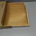 Bed Tray Table Folding Legs with Handles Breakfast Food Tray for Sofa,Bed,Eating,Drawing,Platters Serving Lap Desk Snack Tray (Bamboo Medium)