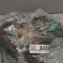 Lnymura 22 Inch Lighted Christmas Wreath Xmas Magnolias Wreath for Front Door with Timer Magnolia Flowers Glitter Ball Ornaments Pine Needles for Indoor Outdoor Home Wall Window Holiday Decor