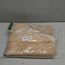 GRANNY SAYS Bathroom Toilet Rugs U Shaped, Bath Mats for Bathroom, Bath Rugs Non Slip Washable, Absorbent Microfiber Toilet Mat, Soft Plush Shaggy Bath Carpet, 20" x 24", Khaki