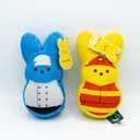 Peeps Dress Up Firefighter Easter and Builder Easter Plush Plush, 5.75 in, 2 pack