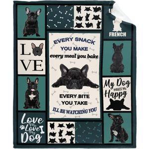 French Bulldog Throw Blanket - Super Soft Flannel Fleece Blanket for Gifts,Bedding Quilt Home Decor for Couch Sofa Bed All Season 30"x40" for Toddlers Pets