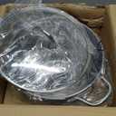 Stainless Steel Stockpot with Tempered Glass Lid 20 Quart, Durable 18/0 Stainless Steel, Impact-Bonded Base for Even Heating, Riveted Handles, Oven & All Stove Compatible, Safe Up To 500F (260C)