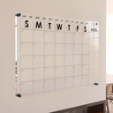Oversize Premium Acrylic Calendar for Wall | Ultra-Thick Clear Dry & Erase Board | Large 28"x20" | Home Office Monthly Glass Family Planner Guard Mate Plexiglass Whiteboard GUARDMATE