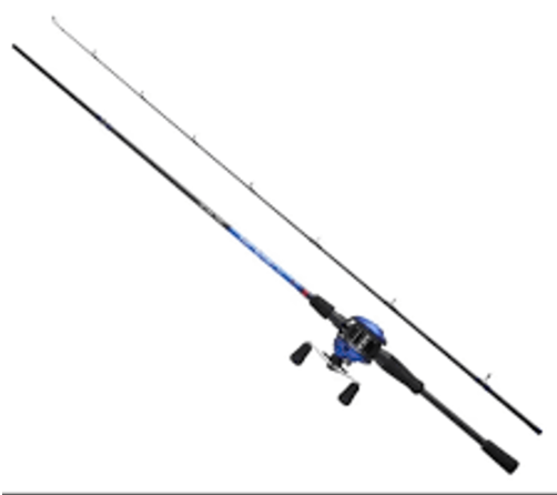 South Bend Eclipse Spincast 5'6" Combo w/Kit 2-Pc Blue Right Handed