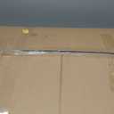 47.2'' Double Cat Litter Box Enclosure, Hidden Cat Litter Box Furniture with Scratching Board and Dangling Ball, for 2 Cats, White and Walnut MMW02WL