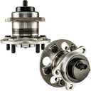 KAX 512456 Pair Rear Wheel Bearing Compatible with 2011-2020 Toyota Sienna FWD,5 Lugs W/ABS