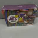 Dan&Darci Arts and Crafts Vault - Craft Supplies Kit in a Box - Gift for Kids Ages 4 5 6 7 8 9 10 11 & 12 Year Old Girls & Boys - Crafting Set Kits - Gift Ideas for Kid Art Activity Gifts