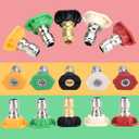 3 x HAOHIZE Pressure Washer Tips, 5 Pcs Pressure Power Washer Nozzle Tips for 1/4'' Quick Connect, 4000 PSI Multiple Degrees Pressure Washer Spray Nozzle (0, 15, 25, 40, 65) 2.5 GPM