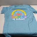 Women 100 Days of School Shirt: 100 Days Brighter T-Shirt Teach Print Tshirt 100 Days Teacher Gift Tops
XXL
