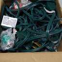 C7 Vintage Christmas Lights Outdoor Multicolor Christmas Tree Lights, 25FT Colorful Christmas Lights for Home Yard Indoor Outdoor Christmas Decorations, 27Pcs E12 Bulbs (2 Spare Bulbs)