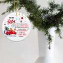 2 x Sister Christmas Ornaments 2025,Sister Ornament for Christmas Tree,Best Sister Gifts,Friends Ornaments for Women,Friendship Gift for My Sister