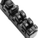 LCWRGS 15883323 Driver Side Master Power Window Switch Compatible with 2003-2007 Chevy Avalanche Silverado Tahoe Suburban GMC Sierra Yukon Cadillac Escalade, Replace DWS-220 901-075
