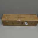 QDWIS 2 Pack Boho Wood Curtain Rods for Windows 28 to 48 inch,1" Adjustable Heavy Duty Window Curtain Rod with Imitation Wood Grain Finials,Rustic Decorative Drapery Rods Set 18-60'',Weathered Wood