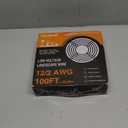 SUNVIE 100FT 12 Gauge Low Voltage Wire 12/2 Low Voltage Landscape Wire, 12 AWG 2 Conductor Electric Wire Direct Burial 12 Gauge Stranded Copper Wire for Landscape Lighting Lamp Wires, ETL Listed