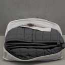 YnM Exclusive 15lbs Weighted Blanket, Bed Blanket for One Person of 140lbs, Ideal for on Queen/King Bed (Dark Grey, 60"x80" 15lbs)