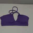 Aoxjox Women's Workout Sports Bras Jamie Deep V Fitness Training Gym Bra Yoga Crop Tank (Mulberry Purple)