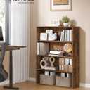 VASAGLE 4-Tier Bookshelf, Storage Organizer, 31.5 x 9.4 x 42.5 Inches