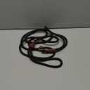 MayPaw Slip Lead Control Leash for Dogs No Pull, 13+ Colors Classic Dog Lead 7 FT Pet Slip Leash, 1/4” Rope Leashes for Small Medium Animals (7ft*1/4", Black)