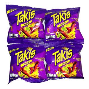Takis Fuego Hot Chili Pepper & Lime Rolled Tortilla Chips - 1 Oz, 40 Packs, Best Before: 11/03/2025 Best Before: Nov/23/2025