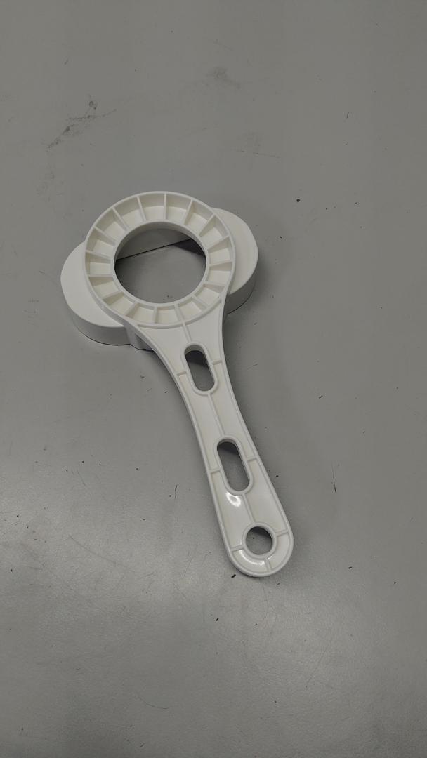 Plastic White Peace 8 Inch