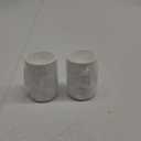 1oz Mini Porcelain Ramekins Set of 6,Small Ceramics Souffle Dish, 30ml White